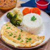 Omelete com queijo